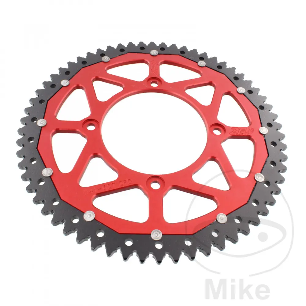 ZF Sprockets 듀얼 62T 420피치 레드 스프로킷 - 내경 100 - 볼트원 120