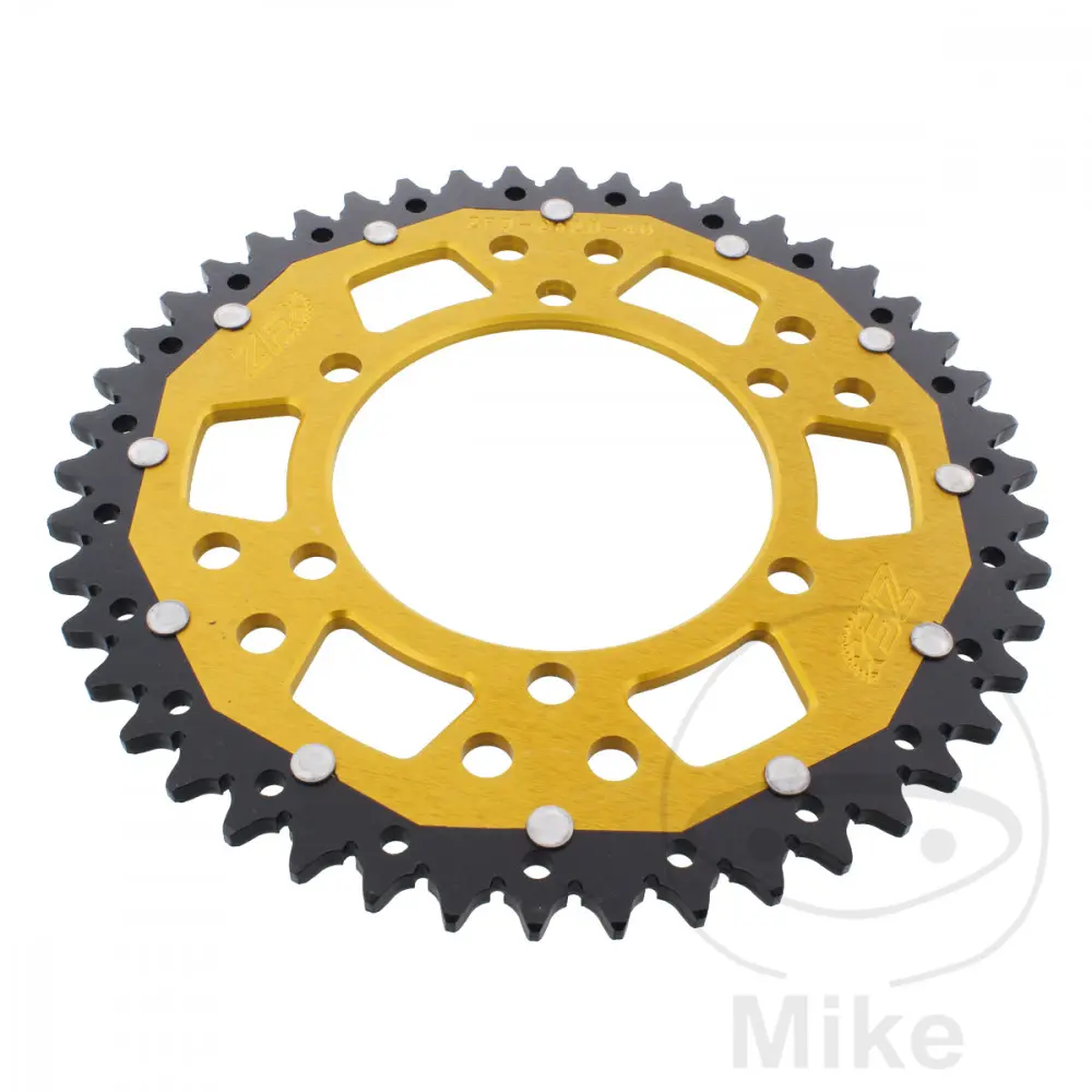 ZF Sprockets 듀얼 스프로킷 46T 피치 520 골드 - 내경 106 - 볼트 원경 125