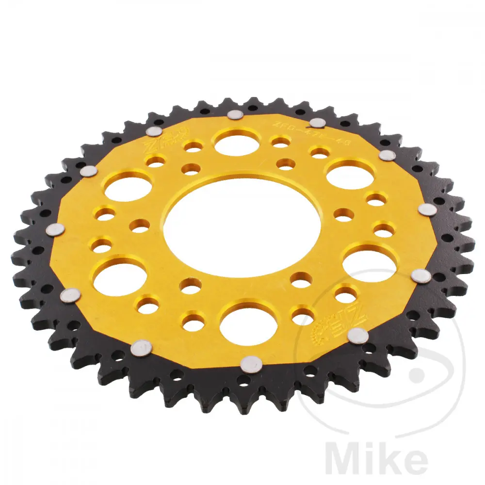ترس ZF Sprockets Dual 45 سن خطوة 520 ذهبي قطر داخلي 80 مسافة بين المركزين 104