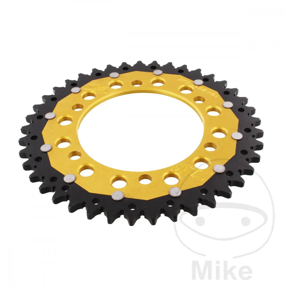 Kuggkrans ZF Sprockets Dual 41 tänder STEG 520 guld innerdiameter 110 centrumavstånd 130