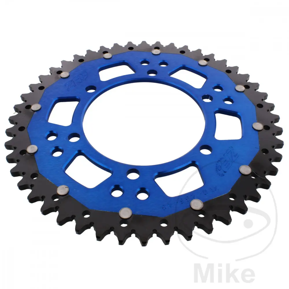 ZF Sprockets Dual 스프로킷 48T PAS 520 블루 - 내경 110 - 구멍간격 130