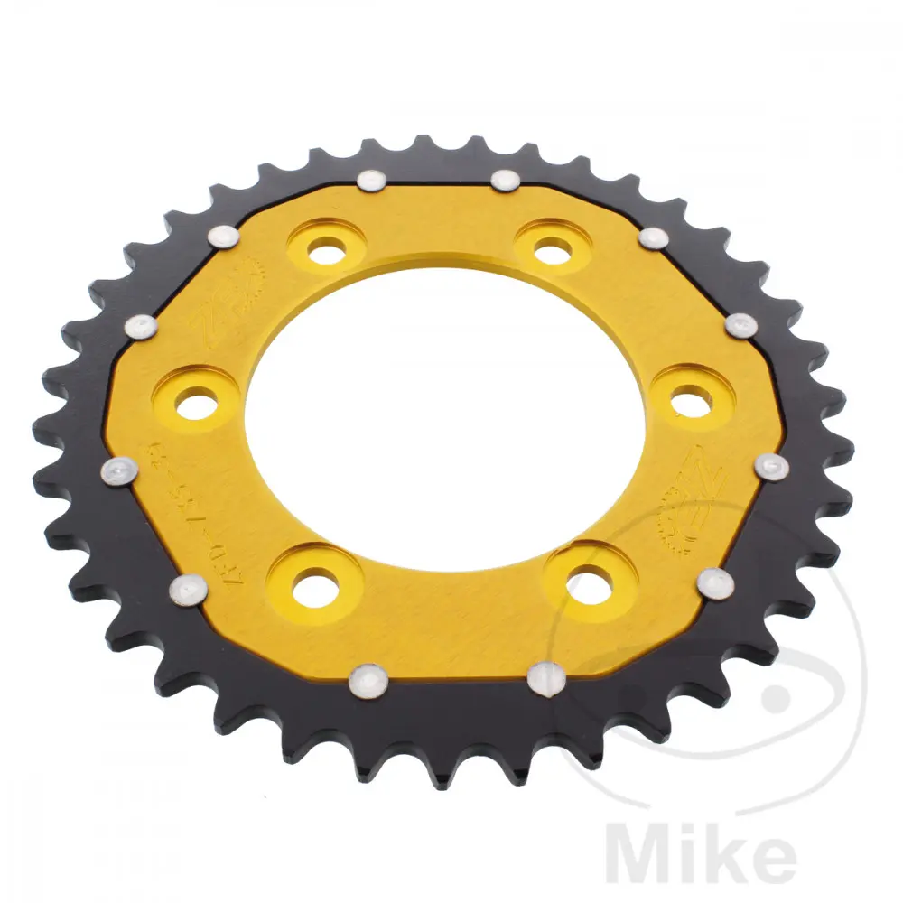 ZF Sprockets Dual 链轮 39齿 520节距 金色 - 内径100 - 孔距124