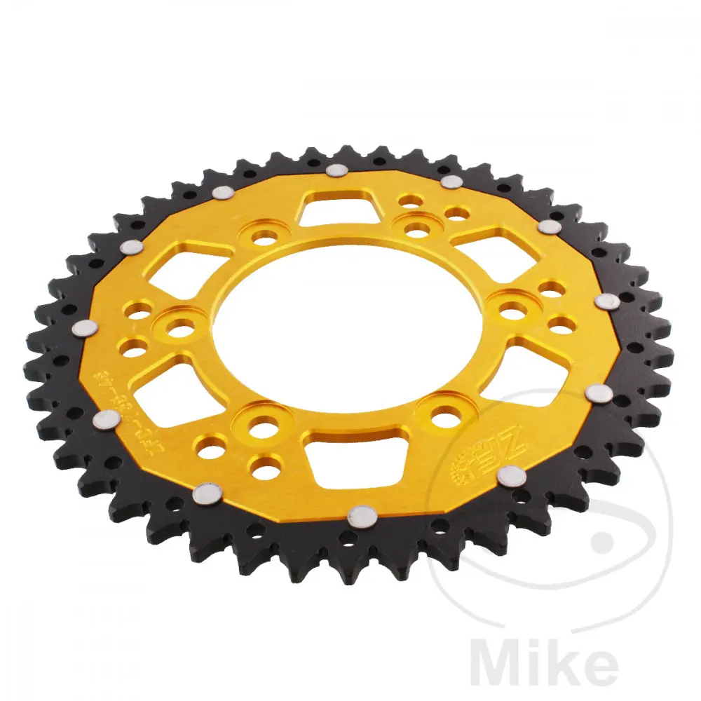 ترس ZF Sprockets Dual 46 سن خطوة 520 ذهبي قطر داخلي 100 مسافة بين المركزين 124