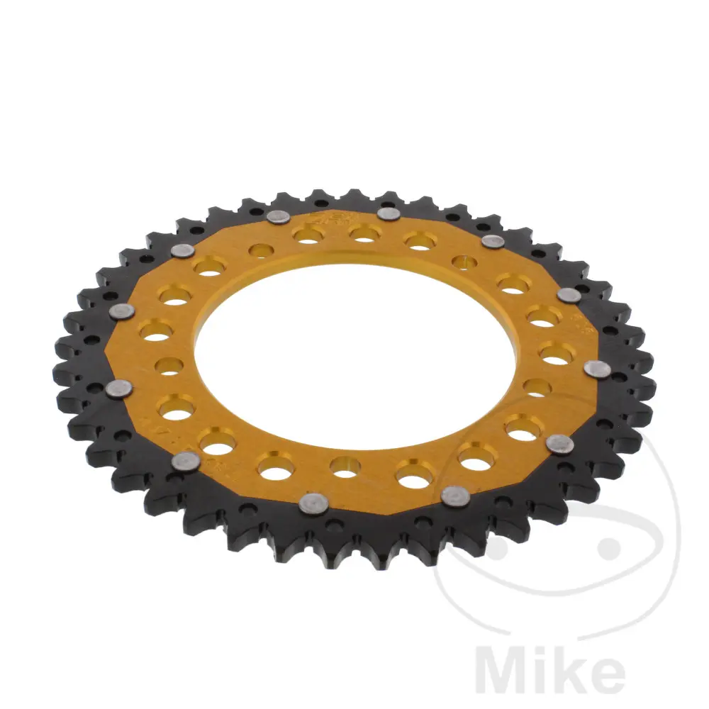 ترس خلفي ثنائي المادة ZF Sprockets 43 سن خطوة 525 ذهبي قطر داخلي 120