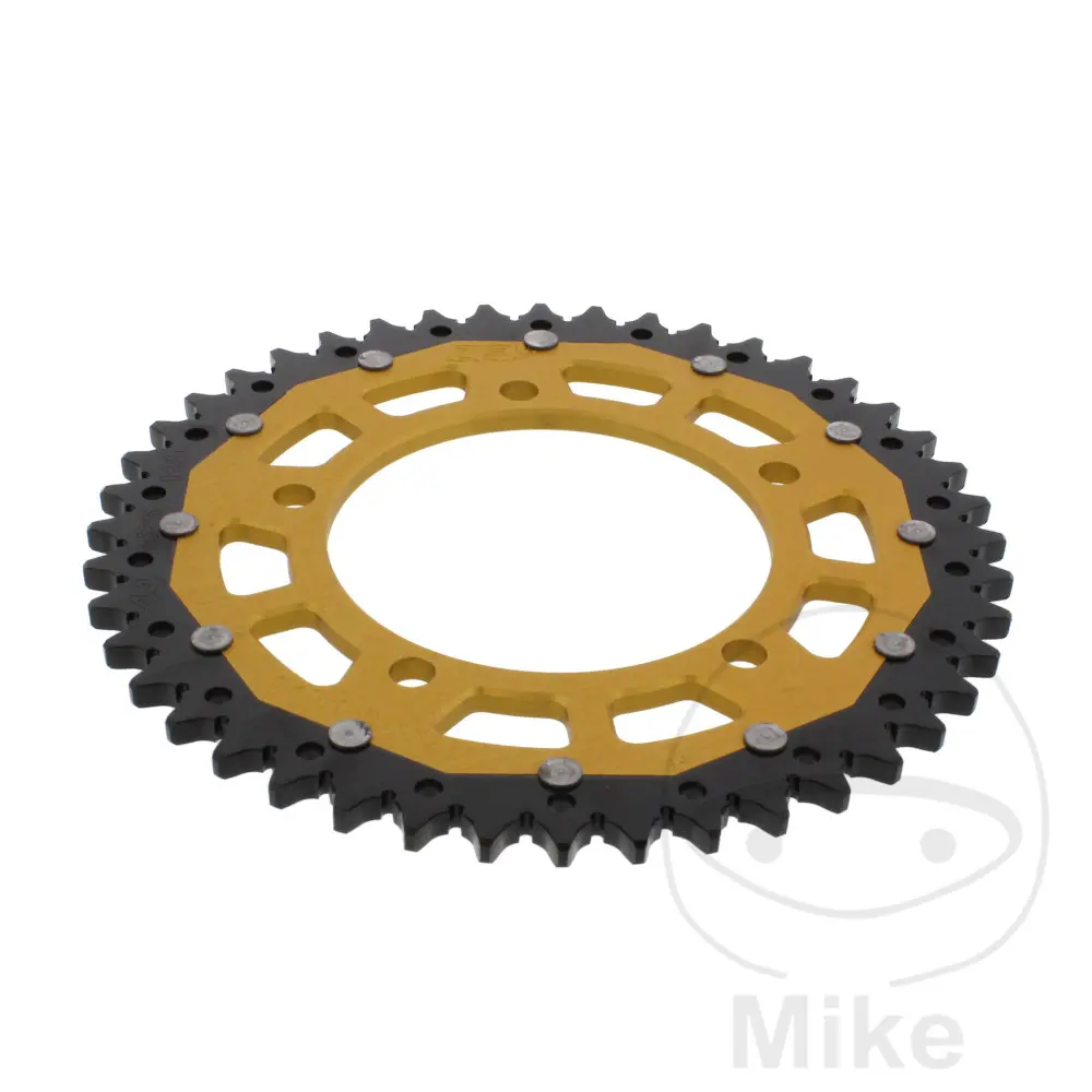 바이메탈 스프로킷 ZF Sprockets 44T 피치 525 골드 내경 110 고정 간격