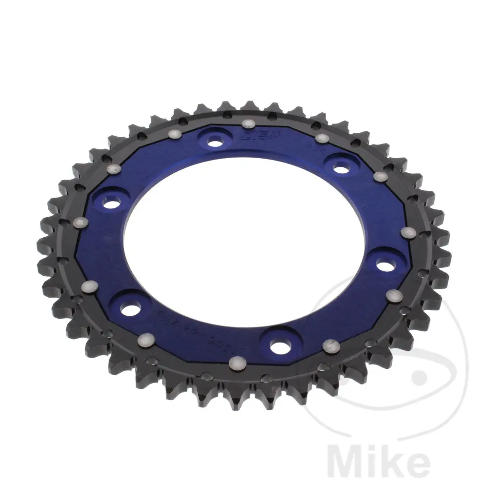 ZF Sprockets Bi-Material Sprocket 44 teeth pitch 530 blue inner diameter 134 fixed spacing