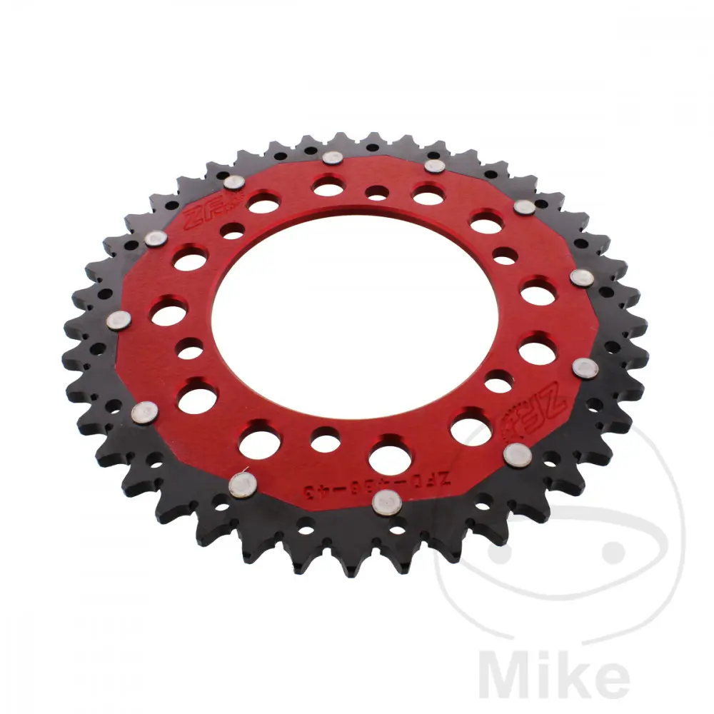 ترس ثنائي المادة ZF Sprockets 43 سن PAS 520 قطر داخلي 110