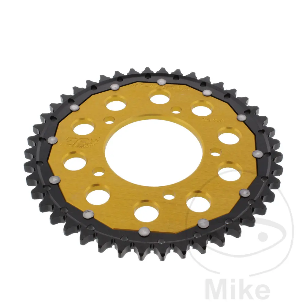 Dvo-materialna zobata kolesa ZF Sprockets 44 Zob PAS 525 Zlata Notranji premer 087