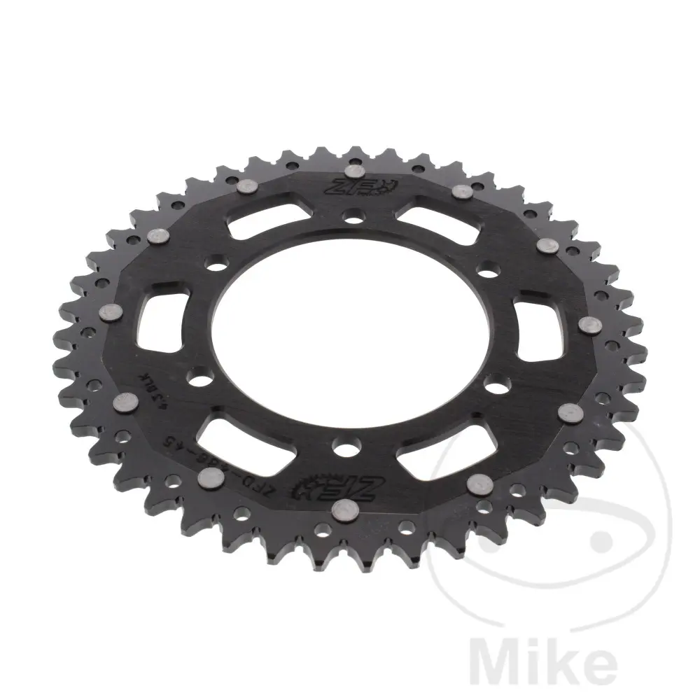 Couronne Bi-Matière ZF Sprockets 45 Dents PAS 520 Diamètre Intérieur 110
