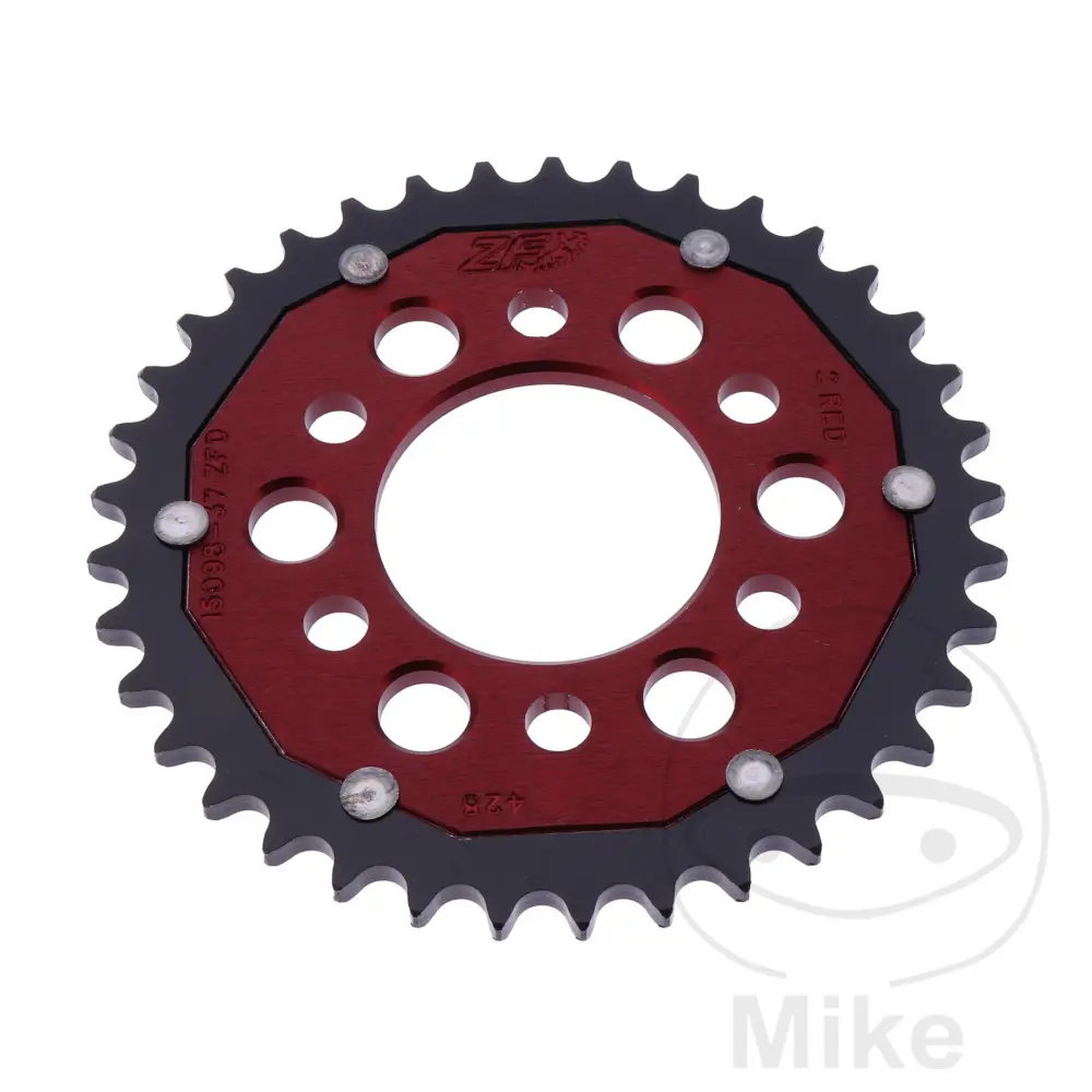 ZF Sprockets 37톱 428피치 이중 소재 스프로킷 내경 058 고정 간격