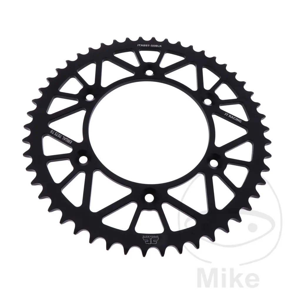 JT Sprockets Kettenrad 520 50 DTS Racelite Alu Schwarz Husqvarna KTM