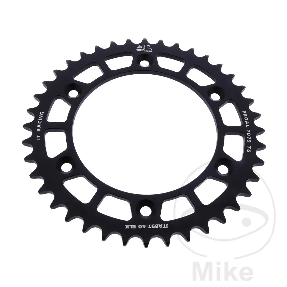Gir Aluminium 40 Gigi PAS 520 Hitam JT Diameter Dalam 125 Jarak Tetap