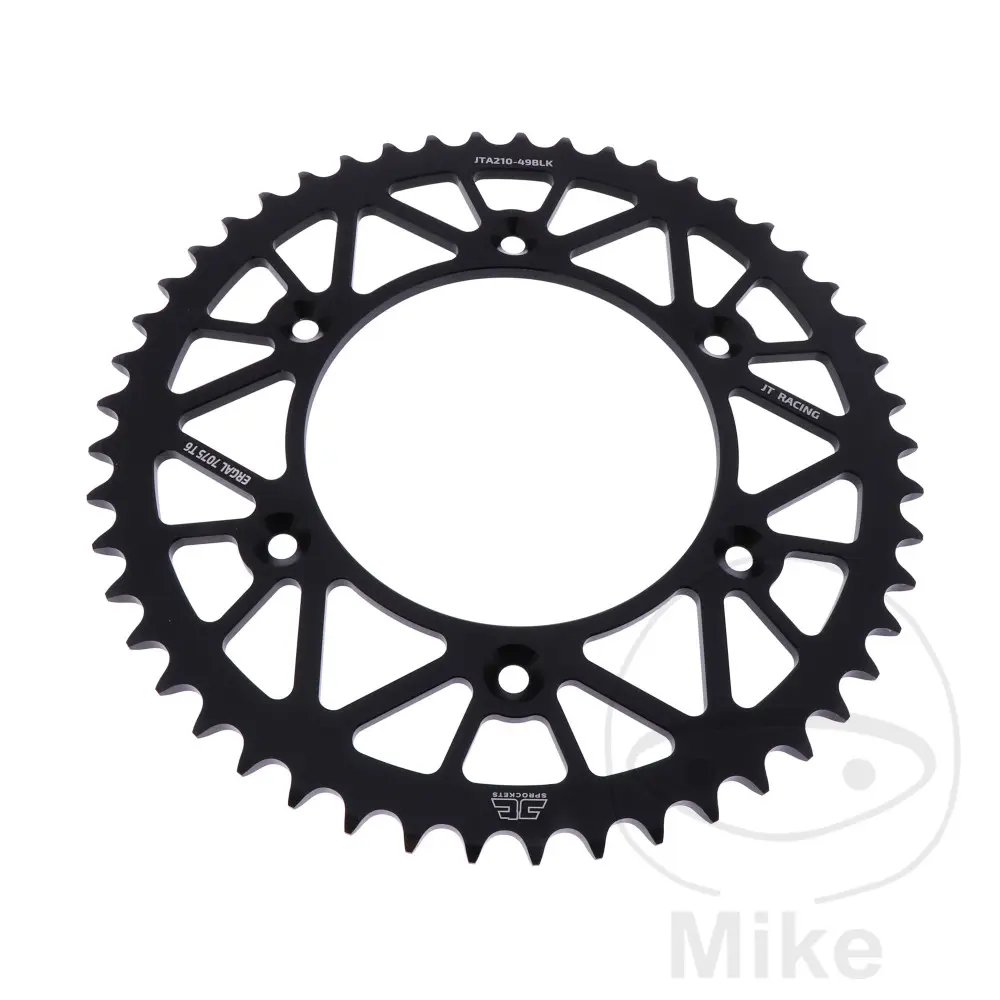 JT Sprockets 49T DTS Racelite 알루미늄 블랙 스프로킷 베타 250/300/480 RR 혼다 250/450 CRF R