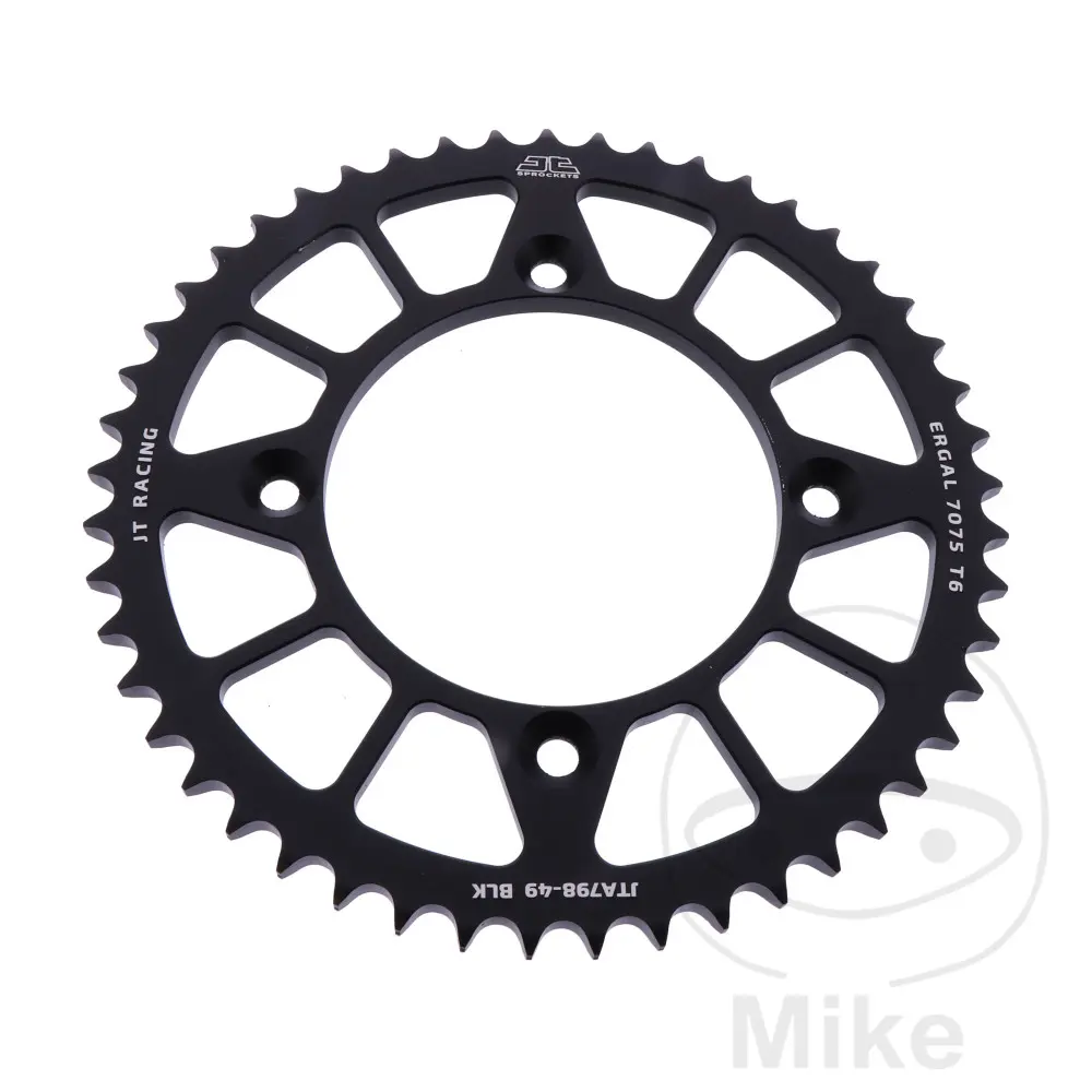 JT 스프로켓스(JT Sprockets) 49톱스 피치 428 블랙 내경 100 알루미늄 스프로킷