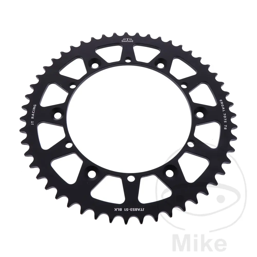JT Sprockets 51 دانت 520 پچ ایلومینیم سپروکیٹ