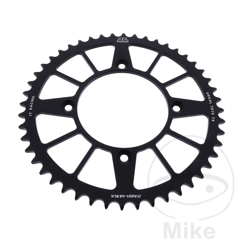 Coronă din aluminiu 48 de dinți pas 520 JT Sprockets - Diametru interior 110 mm