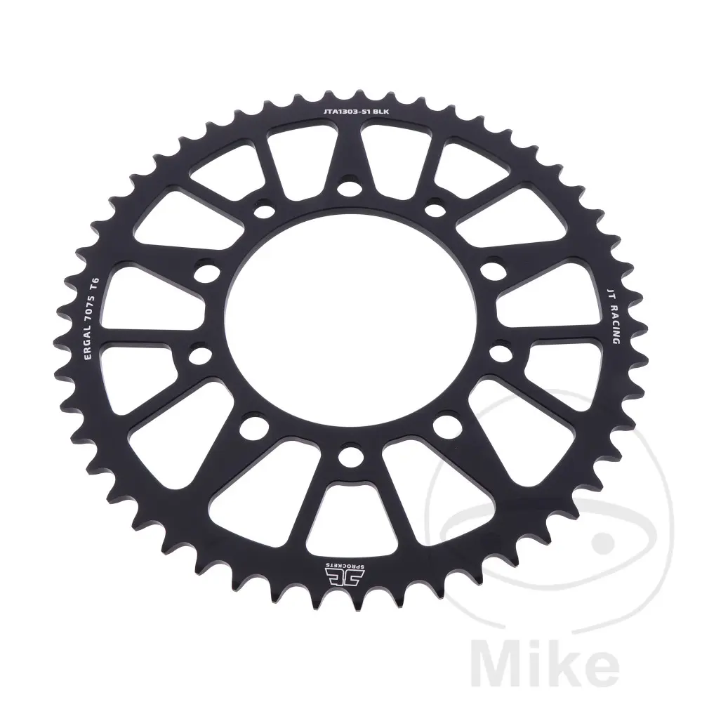 알루미늄 스프로킷 JT Sprockets 51T 피치 520 블랙 내경 112