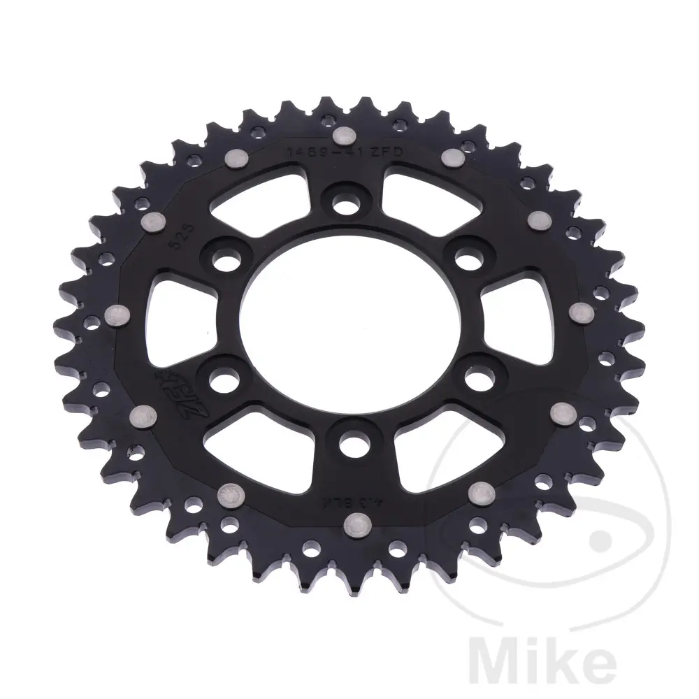Dual Sprocket 41Z PITCH 525 black ZF Inner diameter 080 Bolt circle 104