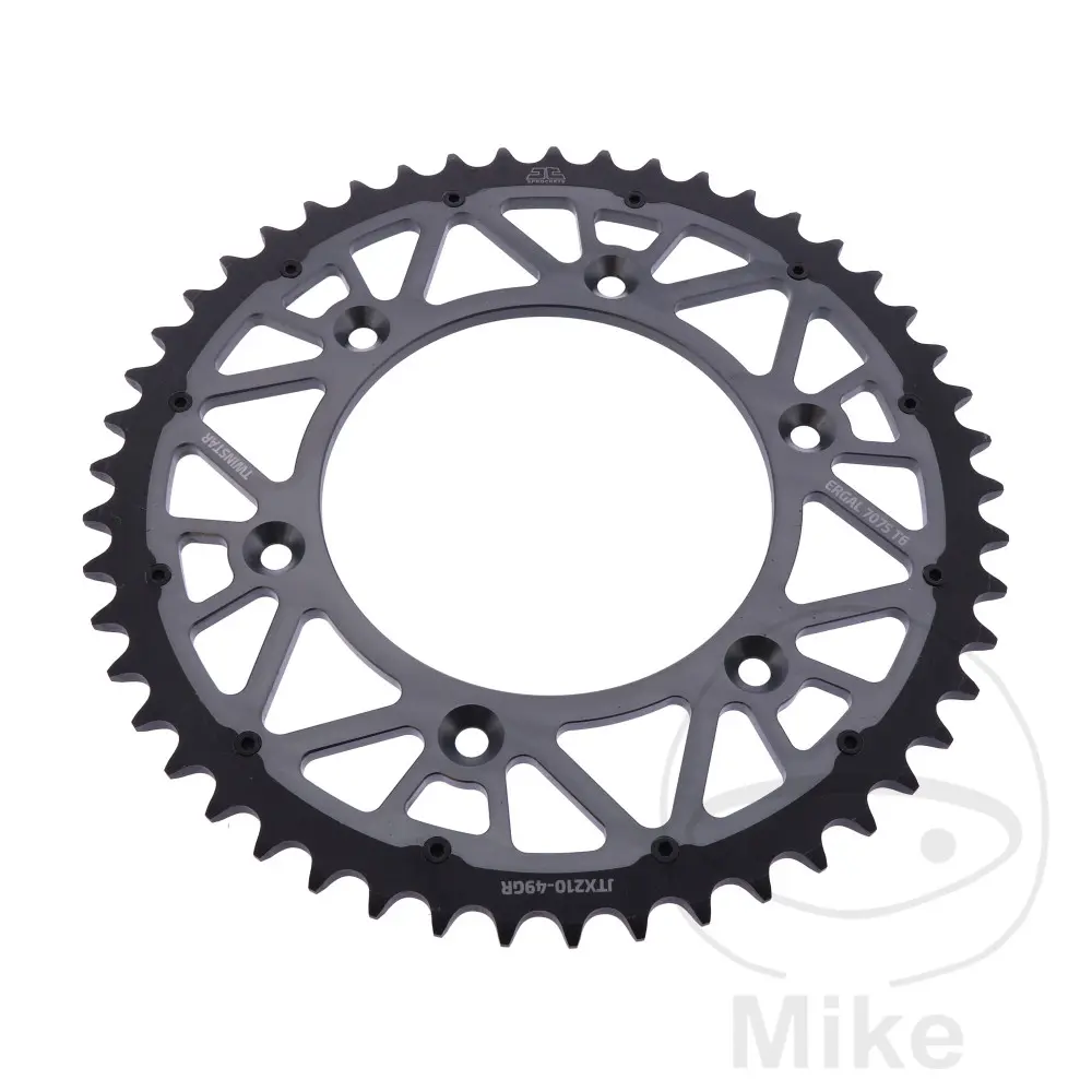 Pastorek Twinstar JT 49 zubů rozteč 520 GR vnitřní průměr 125 rozteč otvorů 153