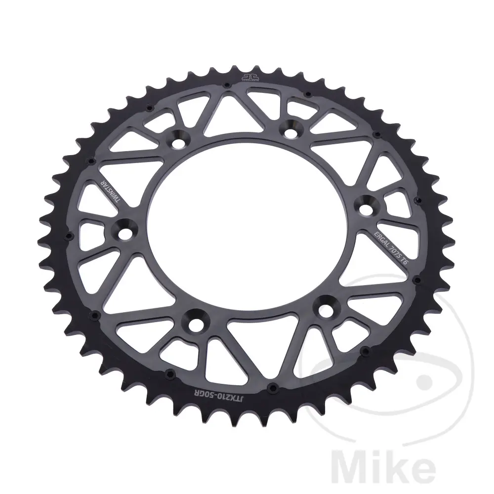 JT Sprockets Twinstar 50 Tooth Sprocket PITCH 520 GR - Inner Diameter 125 - Bolt Circle 153