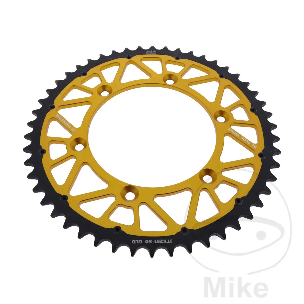 JT Sprockets Twinstar 50 Tooth Rear Sprocket 520 Pitch GO