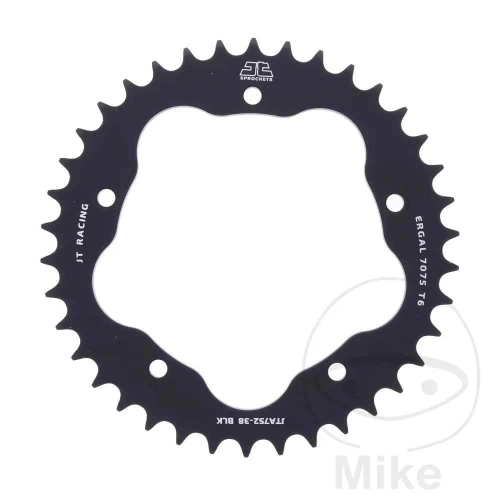알루미늄 스프로킷 38T JT Sprockets 피치 525 블랙