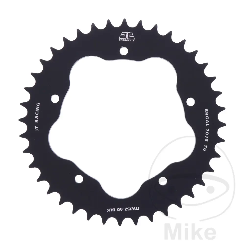 ترس ألومنيوم JT Sprockets 40 سن PAS 525 أسود