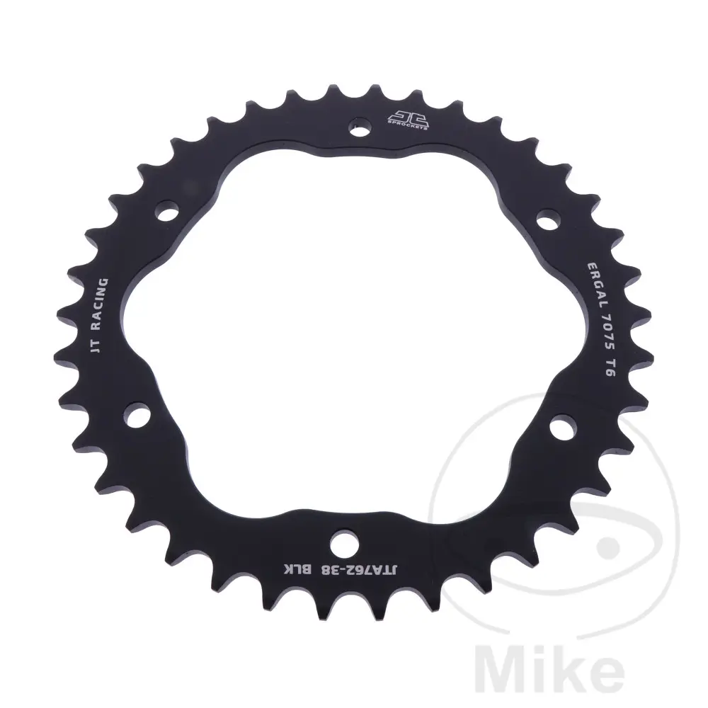 JT Sprockets 38 Tooth 520 Pitch Black Aluminum Sprocket