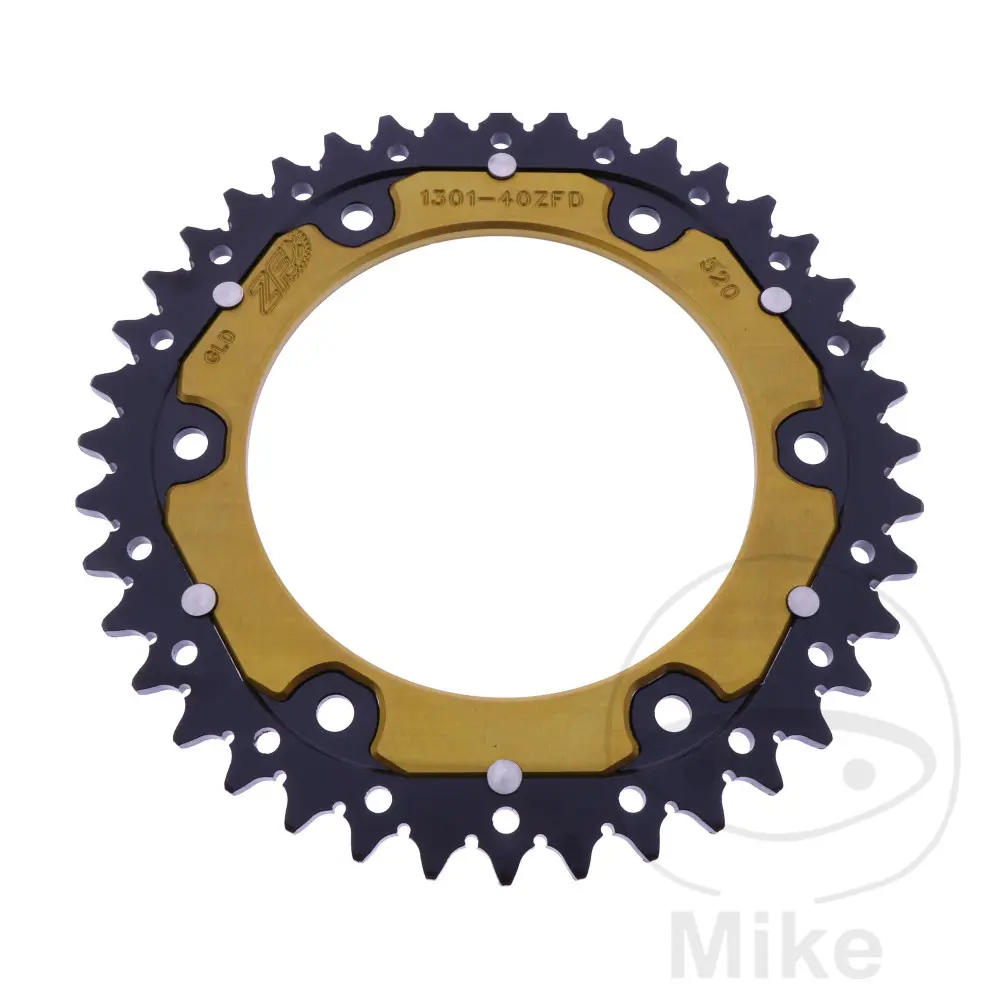 ZF Sprockets 듀얼 40T 스프로킷 PAS 520 내경 125 피치원거리 153