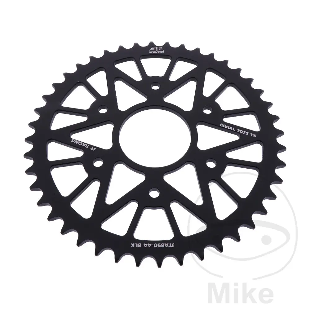 Звёздочка алюминиевая JT Sprockets 44Z шаг 520 чёрная внутренний диаметр 063 межосевое расстояние 110