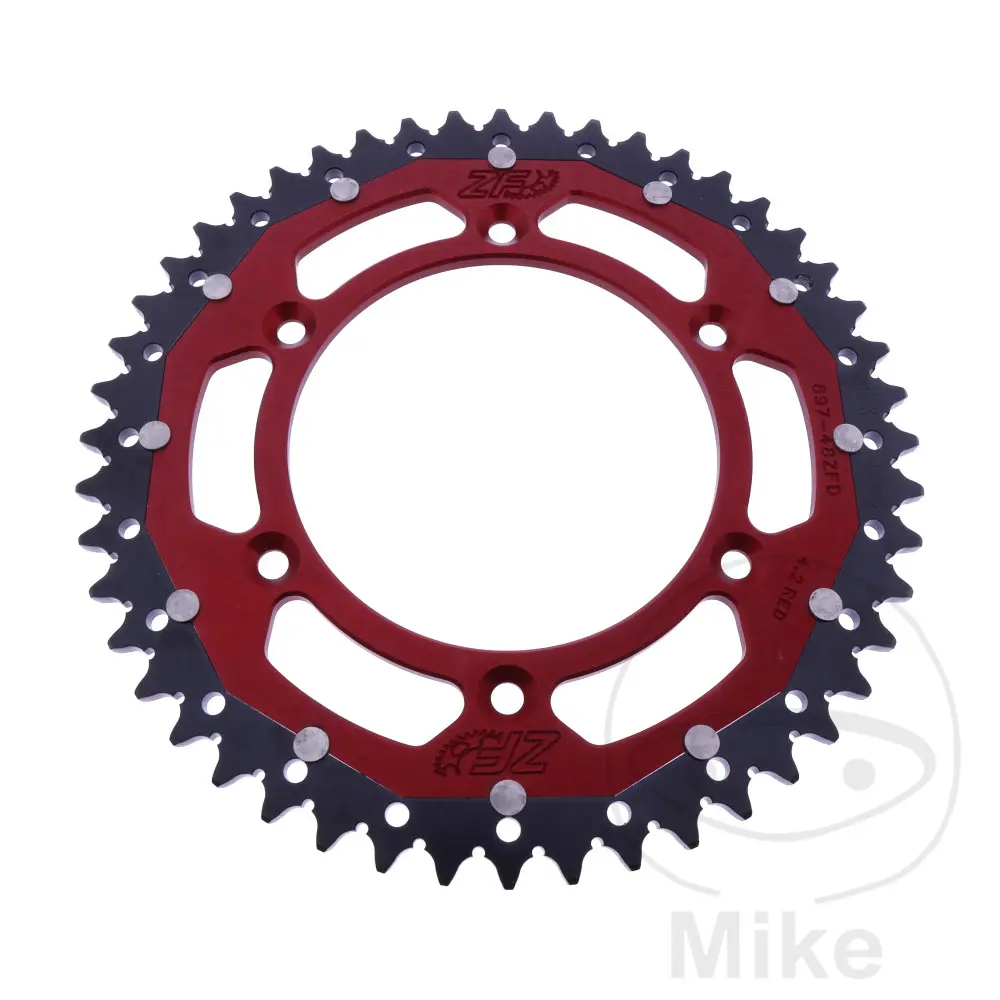 Couronne Dual 48Z PAS 520 Rouge ZF Diamètre intérieur 125 Entraxe 150