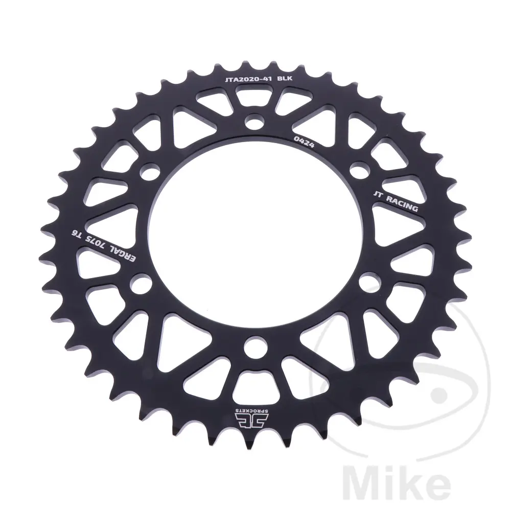 Aluminium krans JT Sprockets 41 tænder stigning 520 sort