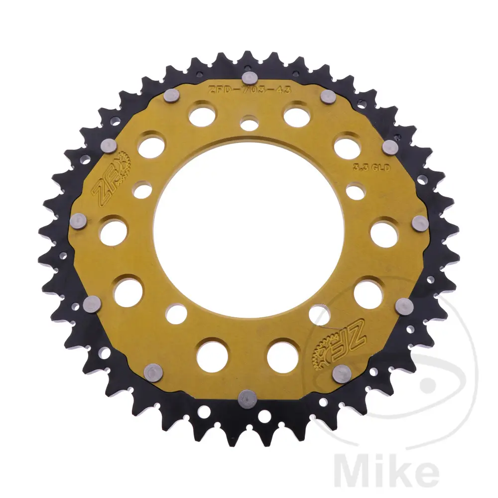 ZF Sprockets Dual 43齿 520节距 内径100 孔距120 链轮