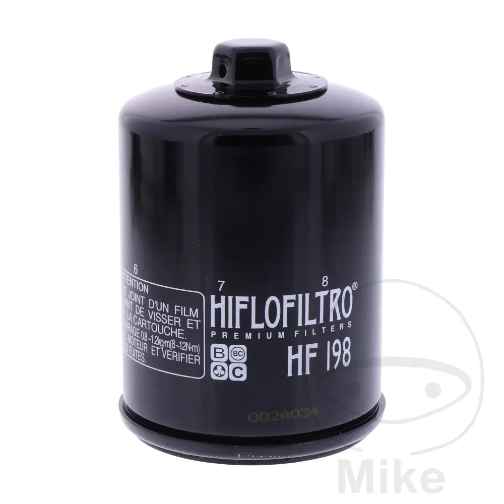 Filtre a huile moto adaptable victory 1634 hammer 2006+2008-QUAD polaris 570 ranger 2019+2021-indian 1200 FTR 2019+ (65X95MM) -Hiflofiltro HF198