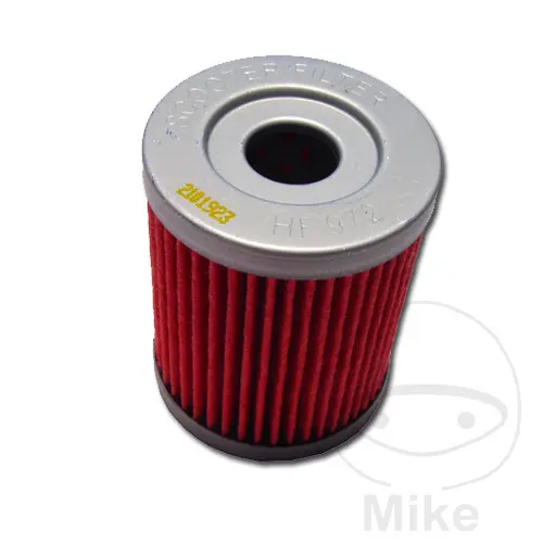 Filtre a huile maxiscooter adaptable yamaha 400 majesty 2004+2012, 400 XMAX 2013+2020 - suzuki 250-400 burgman an 1996+2006 (44X55MM) -Hiflofiltro HF972