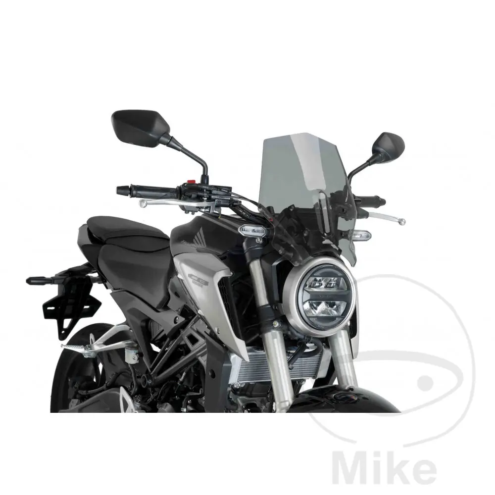 Bulle sport Puig nouvelle génération pour roadster gris fumé