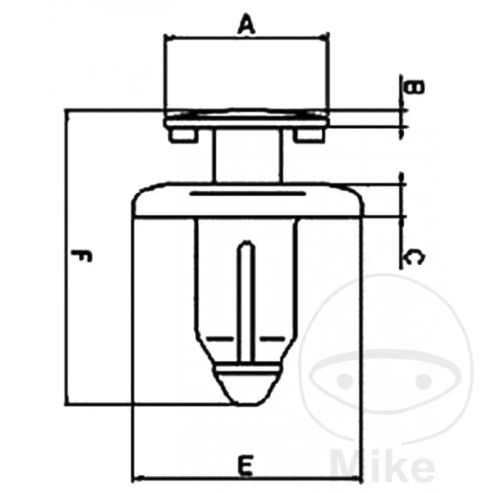 Rivetti Plastica Tourmax - 10 pezzi — vista 2