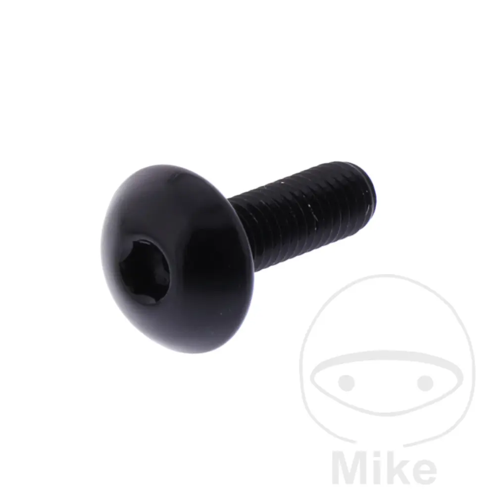Linsenkopfschraube JMP Bolt M5x0.8 mm 16 mm Aluminium Schwarz