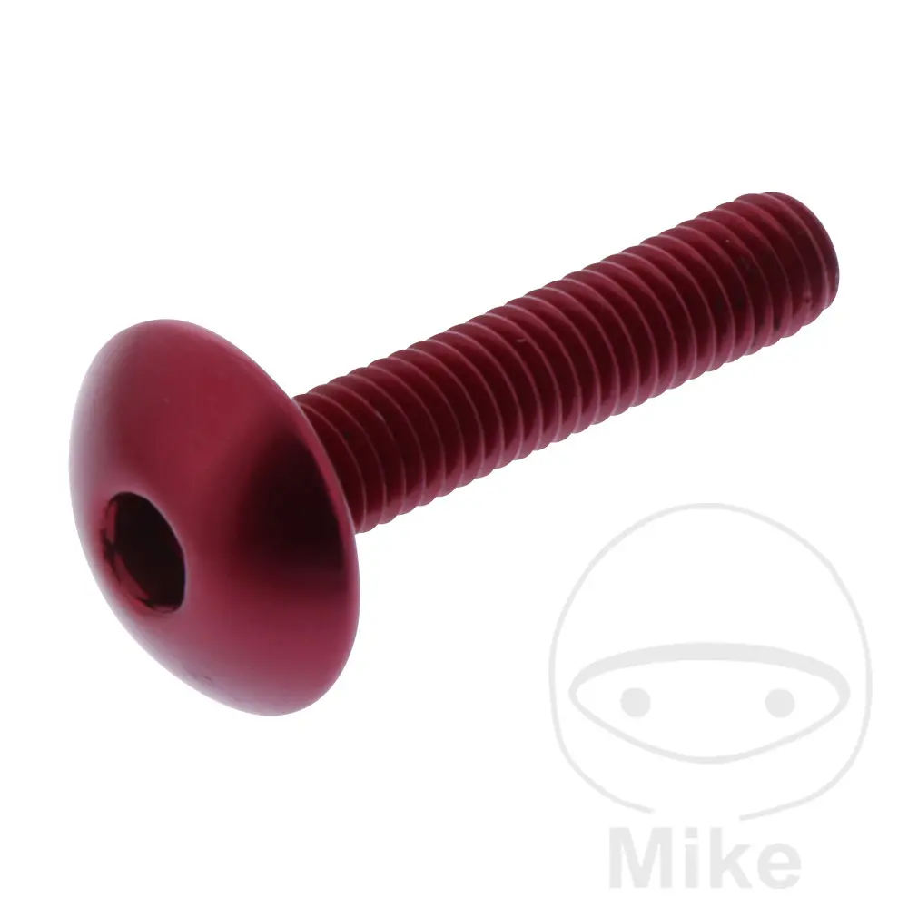 Винт LINSEN JMP BOLT M6X1.00MM 30MM AL Червен