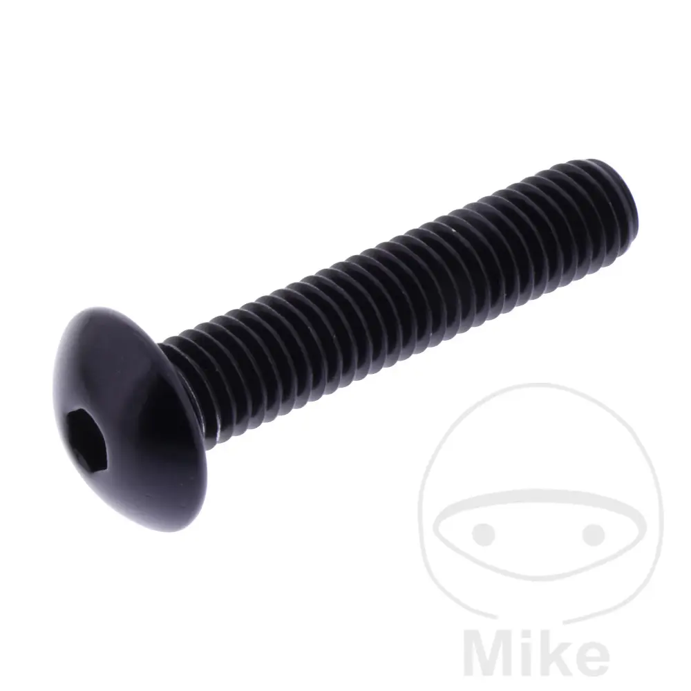 Linsenkopfschraube JMP Bolt M8X1.25 mm 25 mm Alu orange