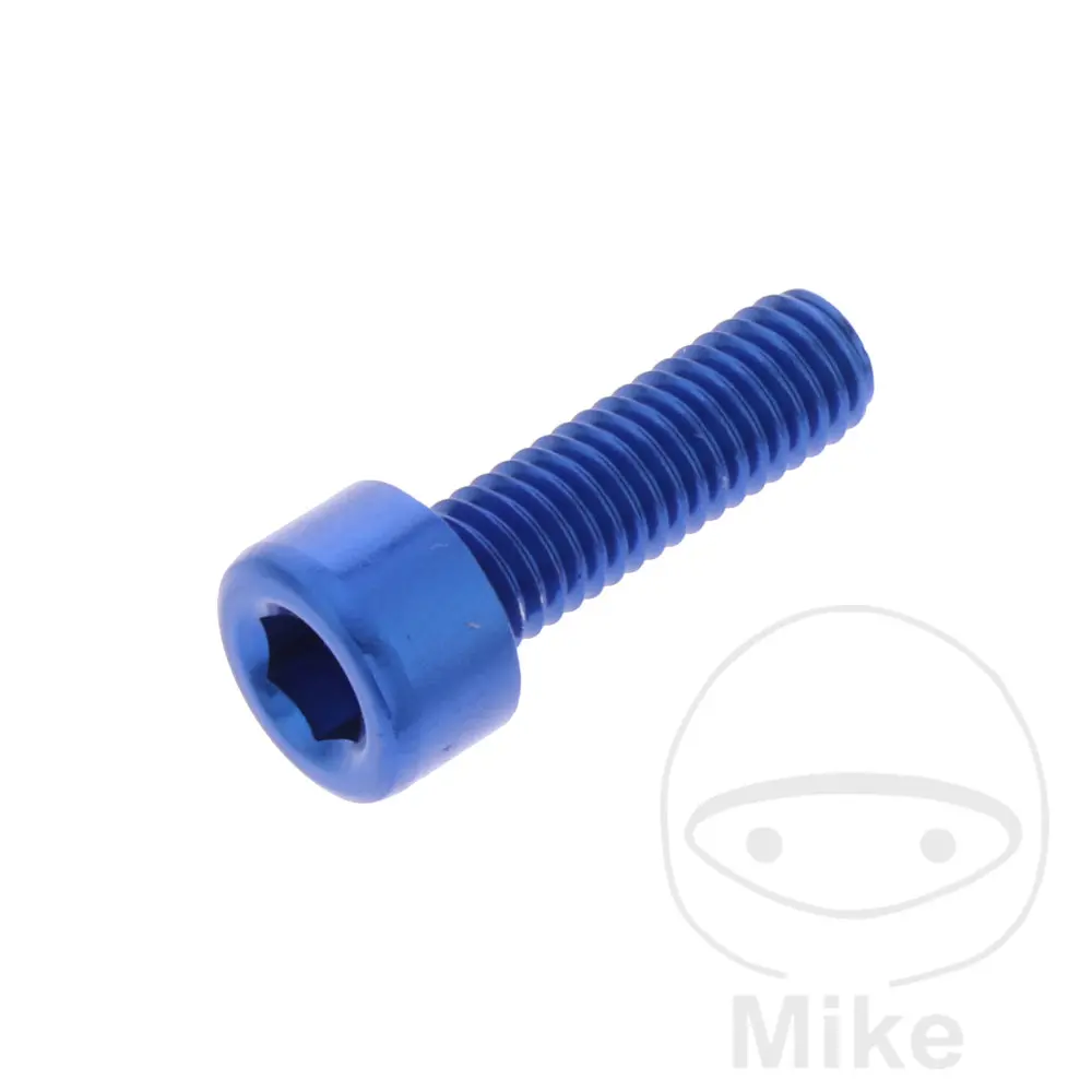 قلاووظ BTR CHC JMP Bolt M5X0.8 مم 16 مم ألومنيوم أزرق