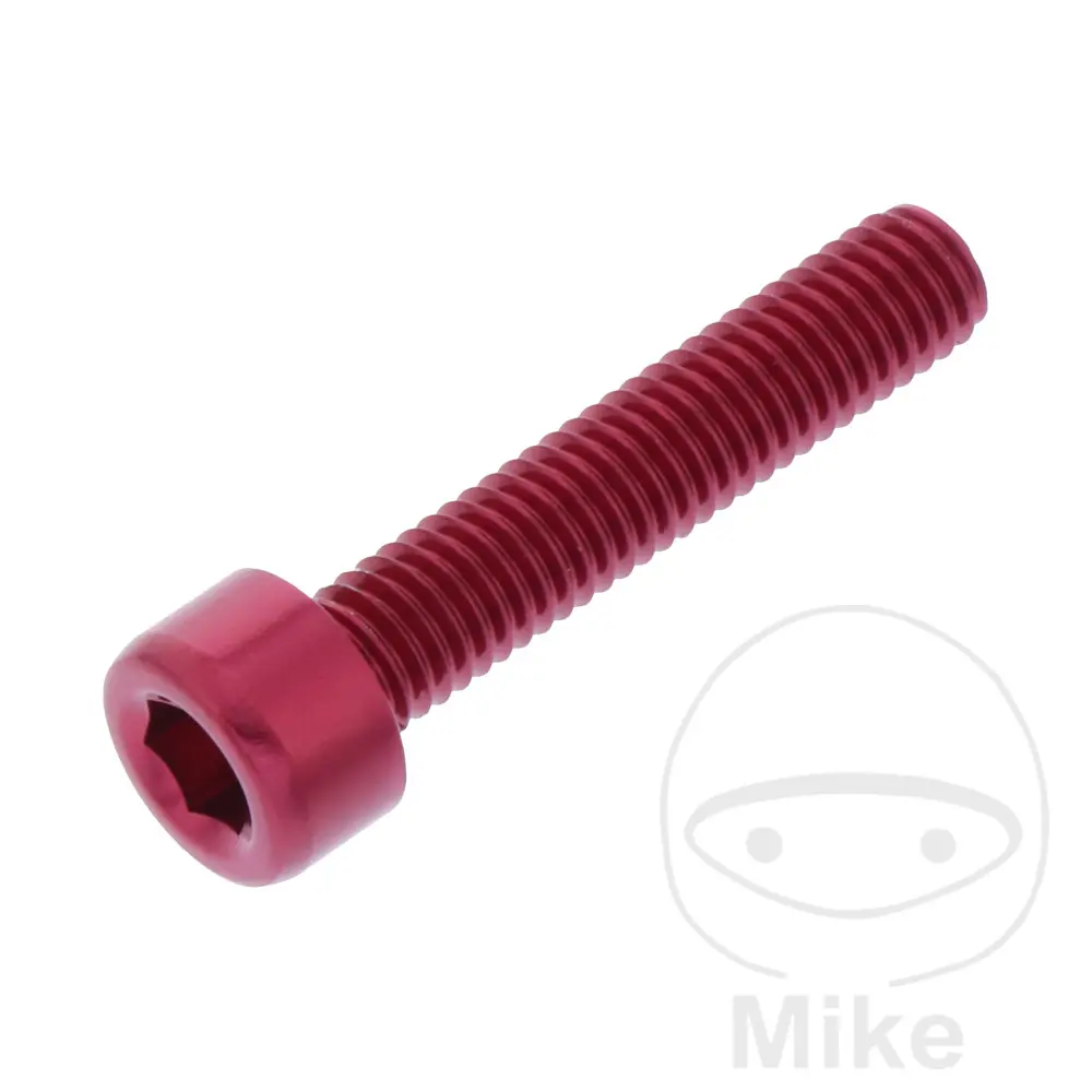 Tornillo BTR Aluminio JMP BOLT M5X0.8MM 25MM AL Rojo