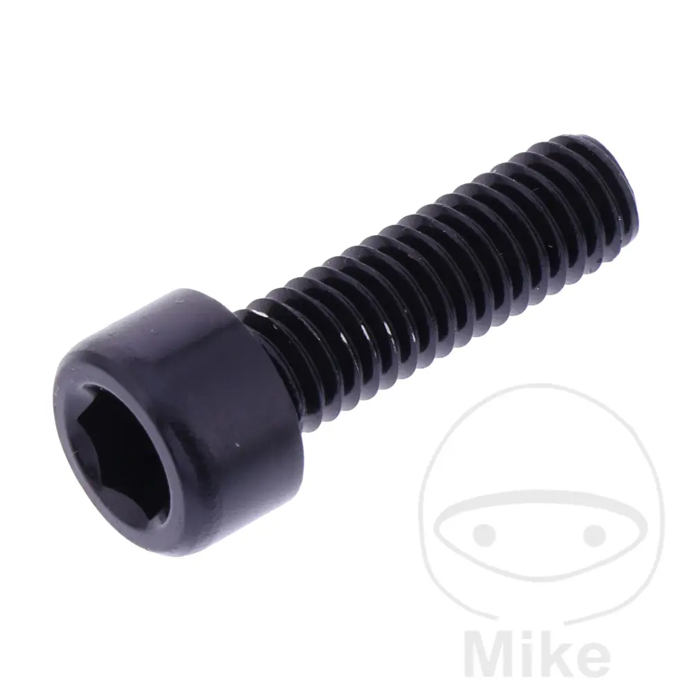 JMP BTR 알루미늄 볼트 M6x1.00 mm 20 mm 블랙