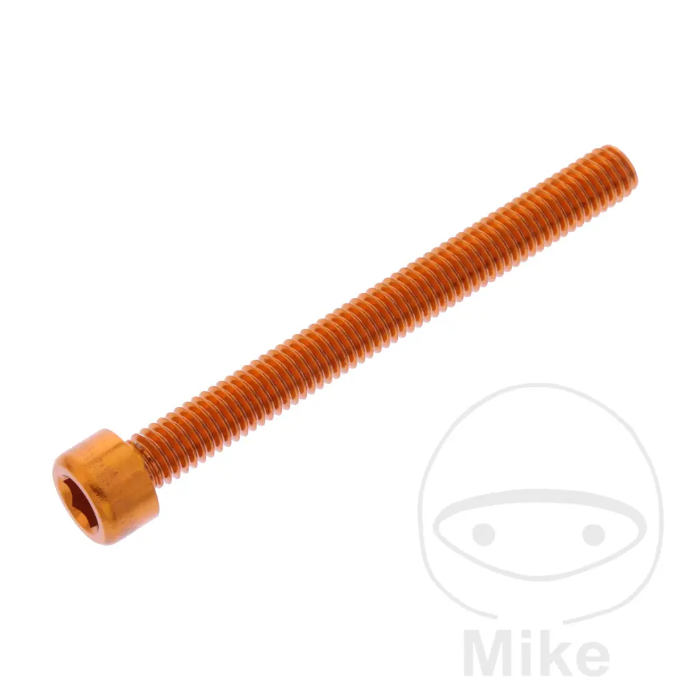 Vis de fixation JMP BTR CHC M6x1.00 60 mm aluminium orange