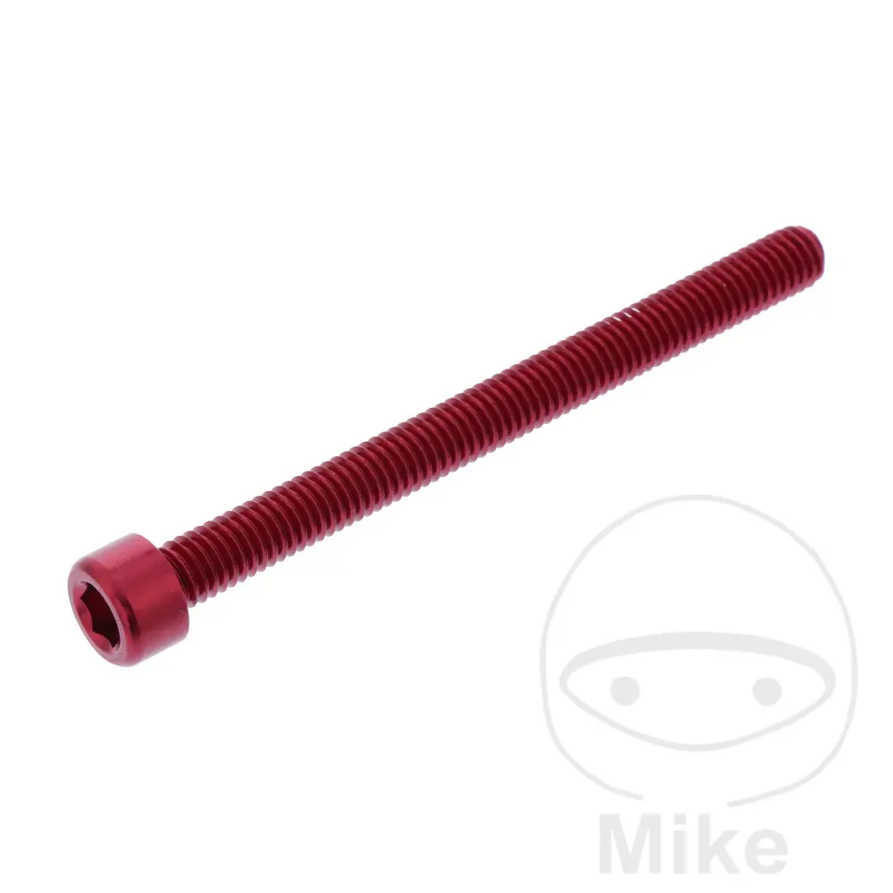 Schraube BTR CHC JMP Bolt M6X1.00 mm 70 mm Alu Rot