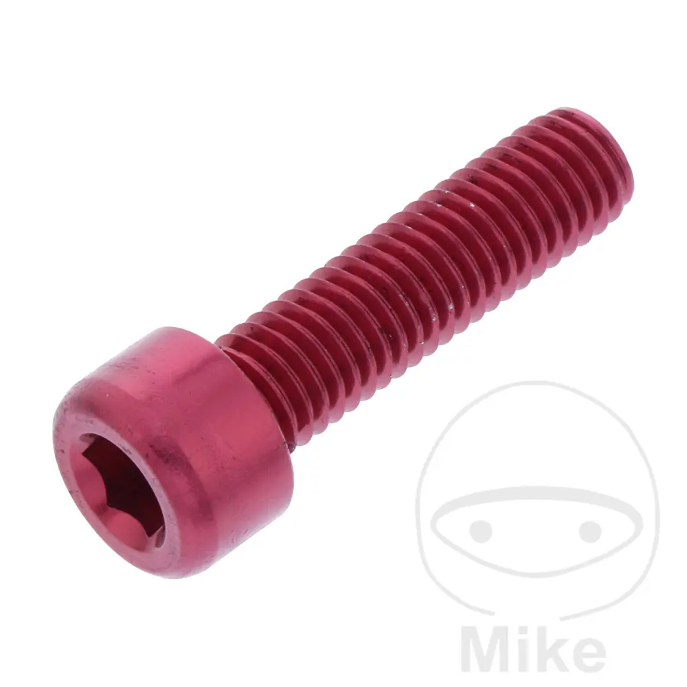 مسمار BTR ألومنيوم JMP BOLT M8X1.25MM 30MM AL أحمر