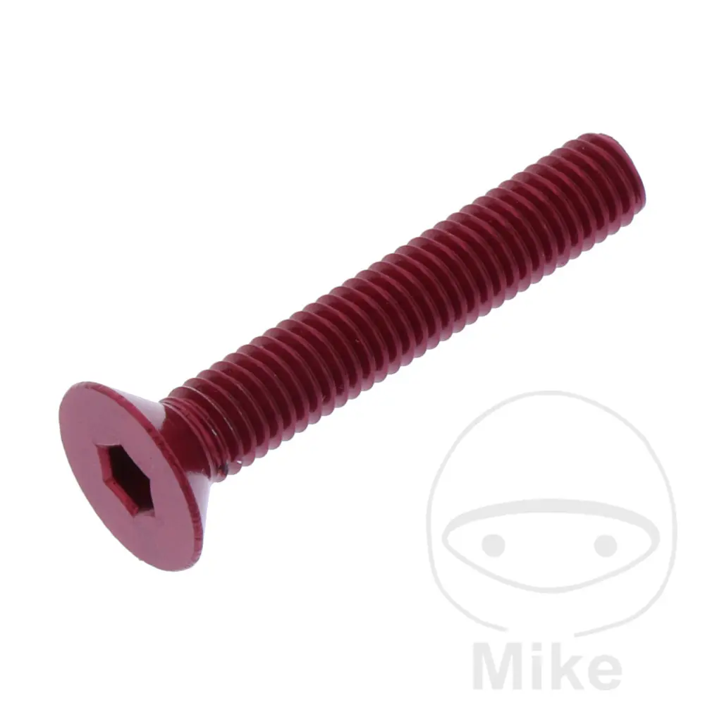 SENK JMP BOLT M5X0.8MM 30MM AL 레드 나사