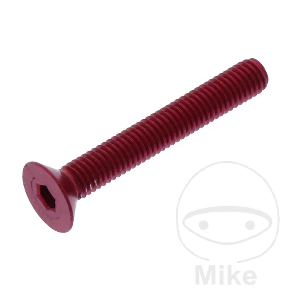SENK JMP 볼트 M5X0.8MM 35MM AL 레드