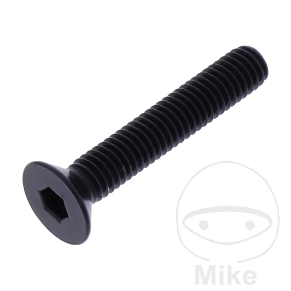 JMP Bolt M6x1.00 mm 35 mm 블랙 알루미늄 싱크 헤드 볼트