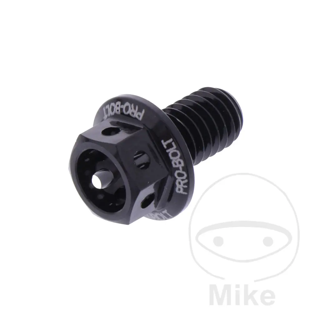Tornillo de cabeza hexagonal JMP M6X1.00 mm 10 mm Alu negro